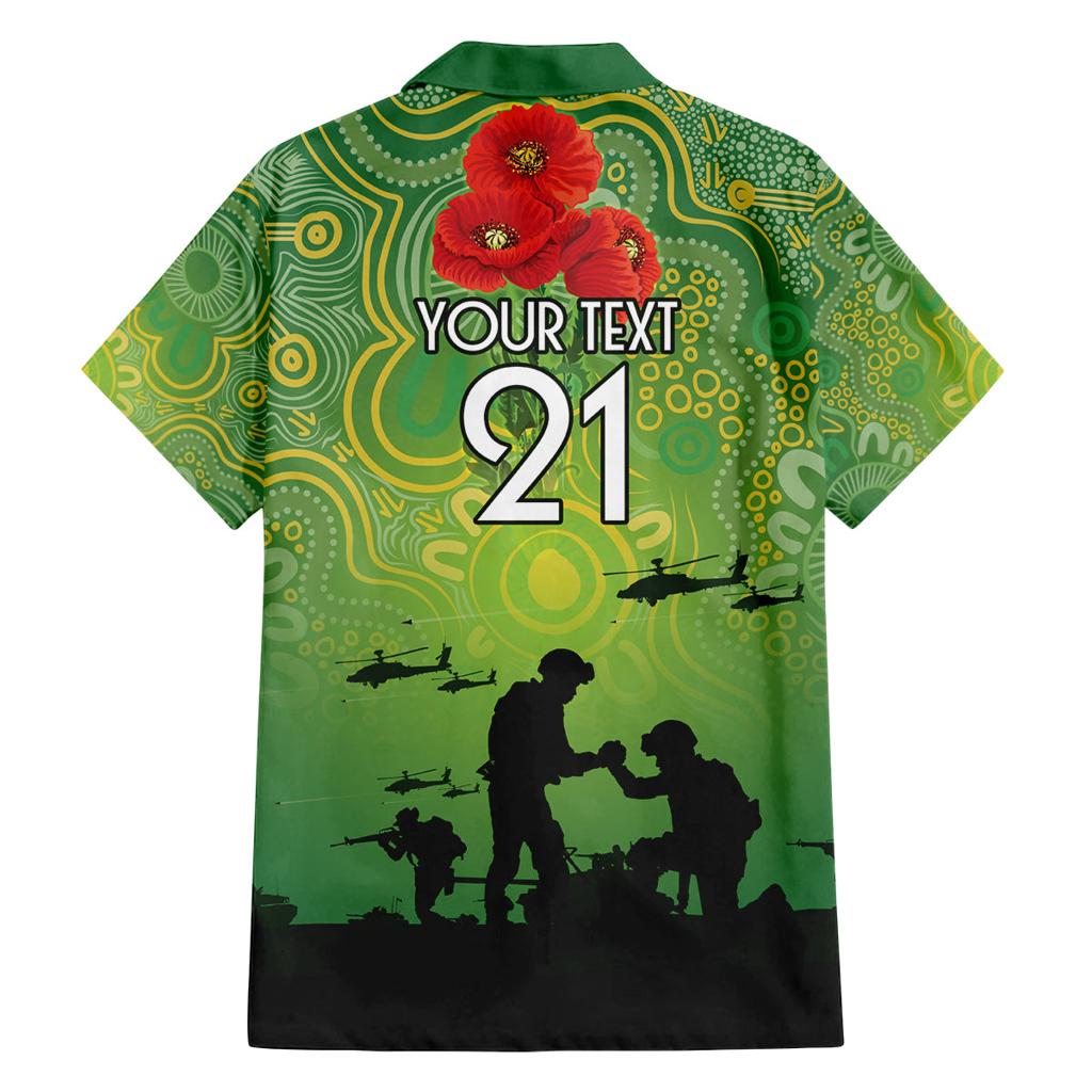 Custom Raiders Rugby ANZAC Family Matching Long Sleeve Bodycon Dress and Hawaiian Shirt Canberra The Military Soldiers