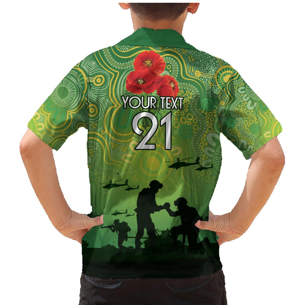 Custom Raiders Rugby ANZAC Family Matching Mermaid Dress and Hawaiian Shirt Canberra The Military Soldiers