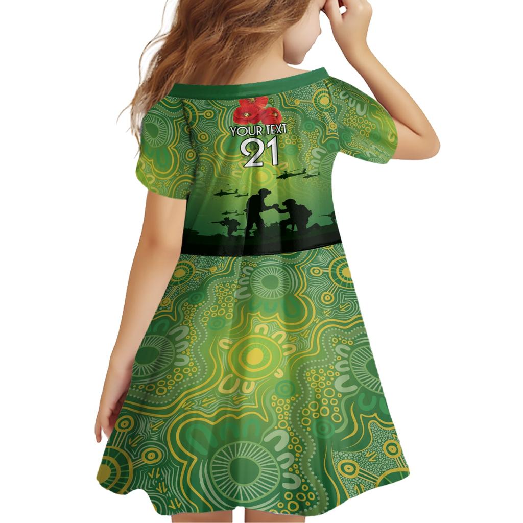 Custom Raiders Rugby ANZAC Family Matching Short Sleeve Bodycon Dress and Hawaiian Shirt Canberra The Military Soldiers