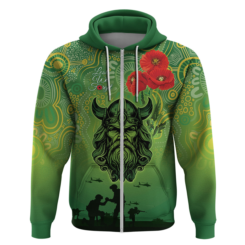 Custom Raiders Rugby ANZAC Hoodie Canberra The Military Soldiers