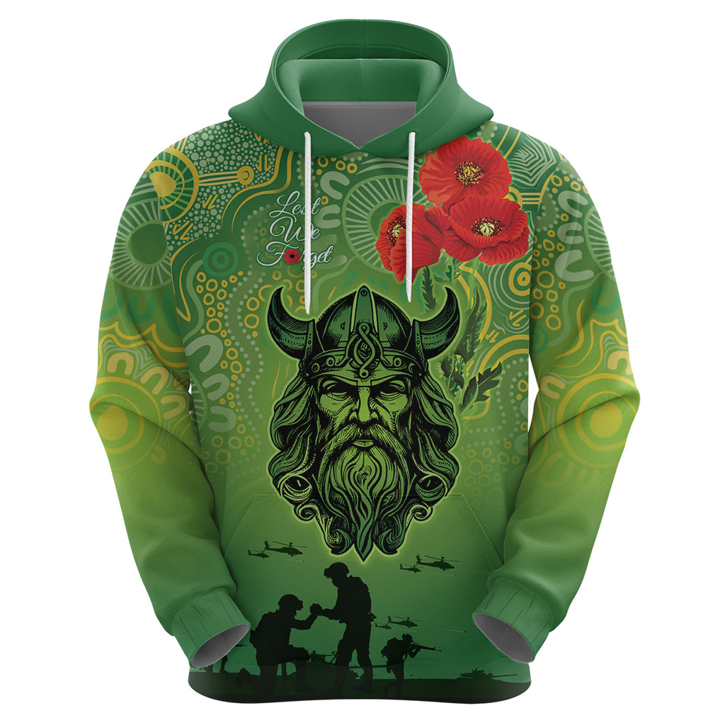 Custom Raiders Rugby ANZAC Hoodie Canberra The Military Soldiers