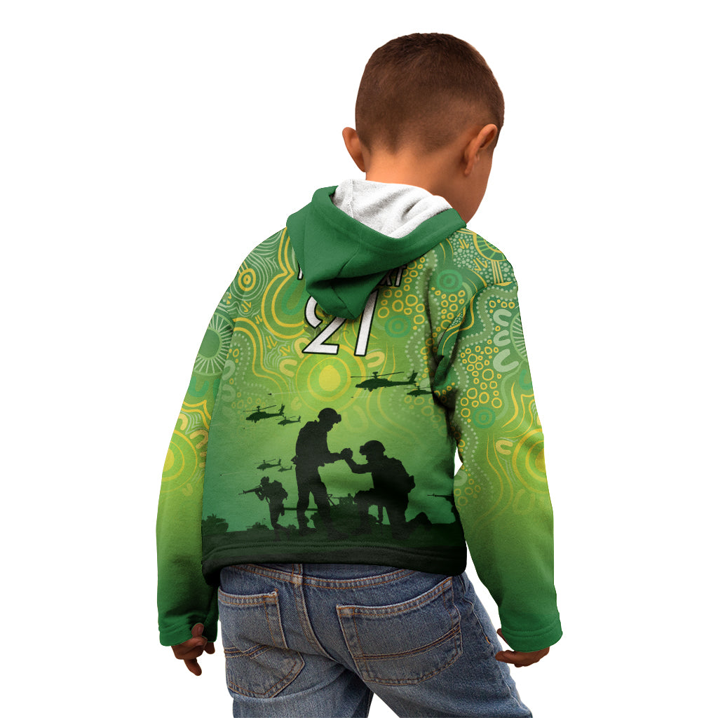 Custom Raiders Rugby ANZAC Kid Hoodie Canberra The Military Soldiers