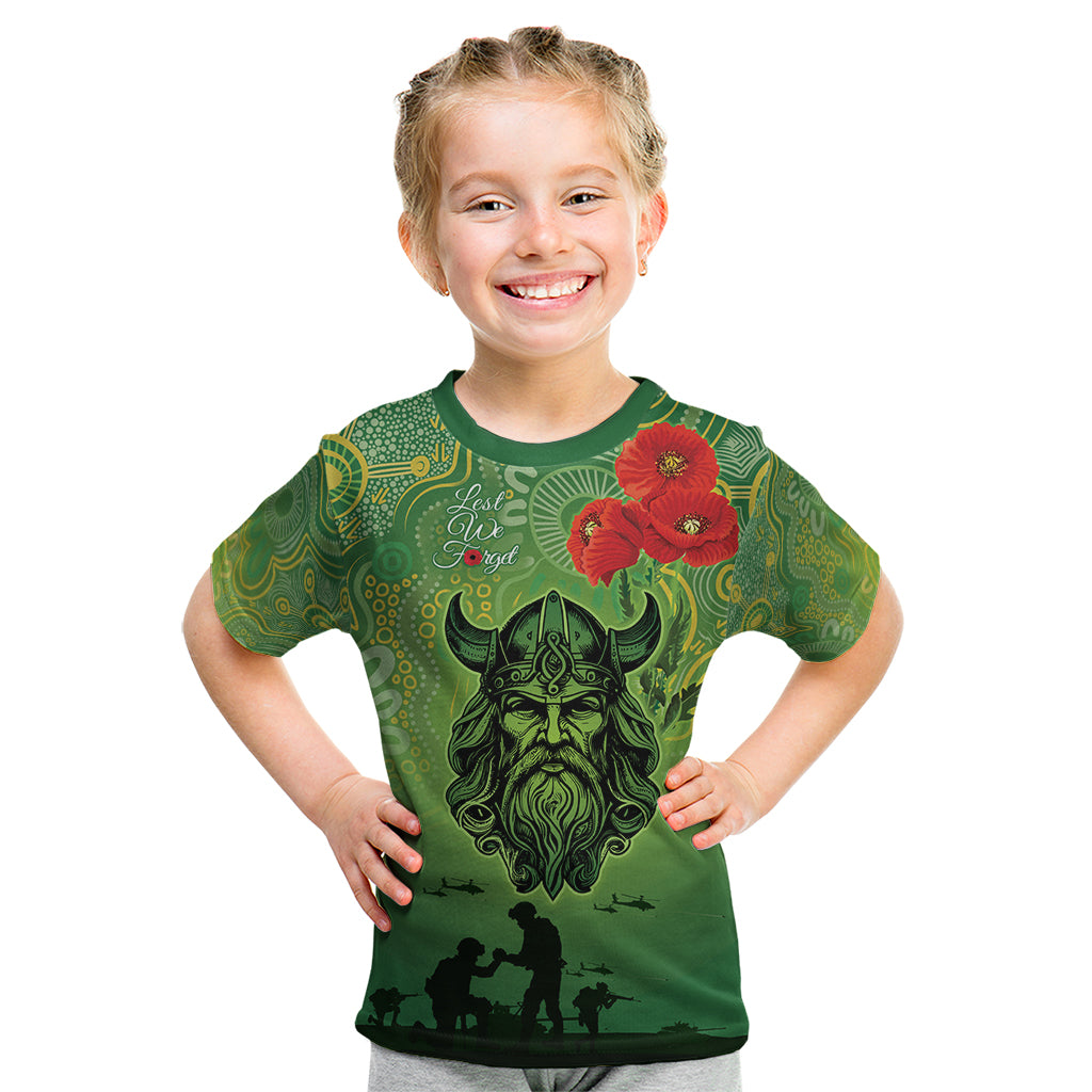 Custom Raiders Rugby ANZAC Kid T Shirt Canberra The Military Soldiers