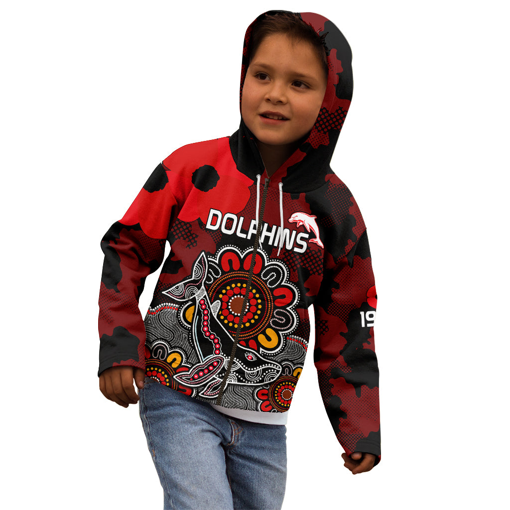 anzac-dolphins-rugby-kid-hoodie-indigenous-circles-and-waves