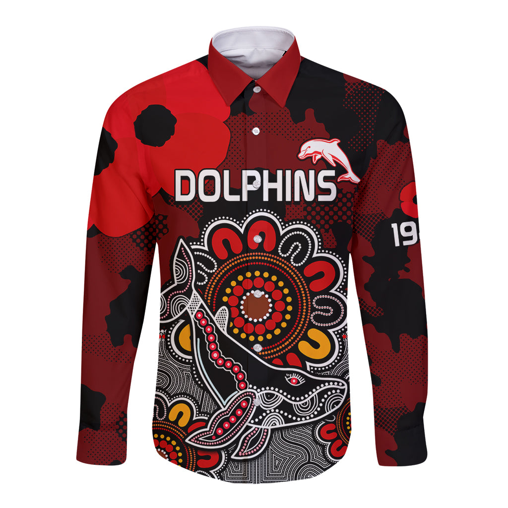 anzac-dolphins-rugby-long-sleeve-button-shirt-indigenous-circles-and-waves