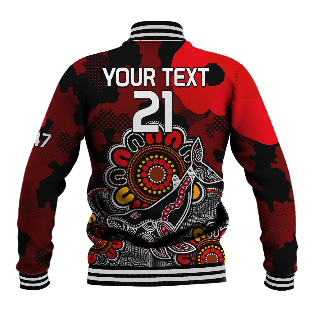 personalised-anzac-dolphins-rugby-baseball-jacket-indigenous-circles-and-waves