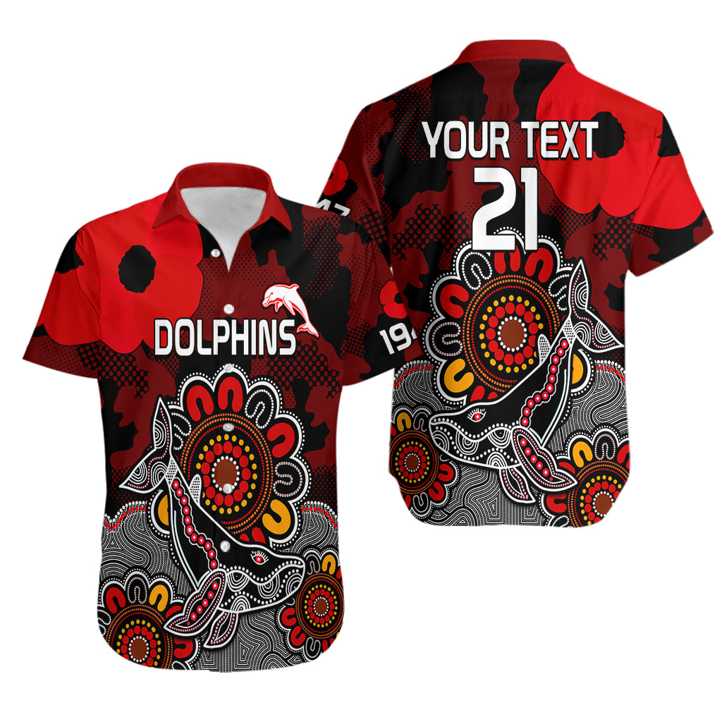 personalised-anzac-dolphins-rugby-hawaiian-shirt-indigenous-circles-and-waves