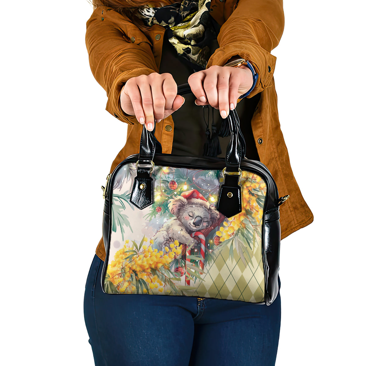 Have A Koala-ty Christmas in July Shoulder Handbag