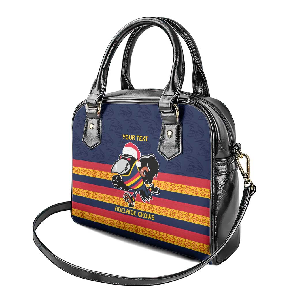 AFL Adelaide Christmas Personalised Shoulder Handbag with Crows Mascot