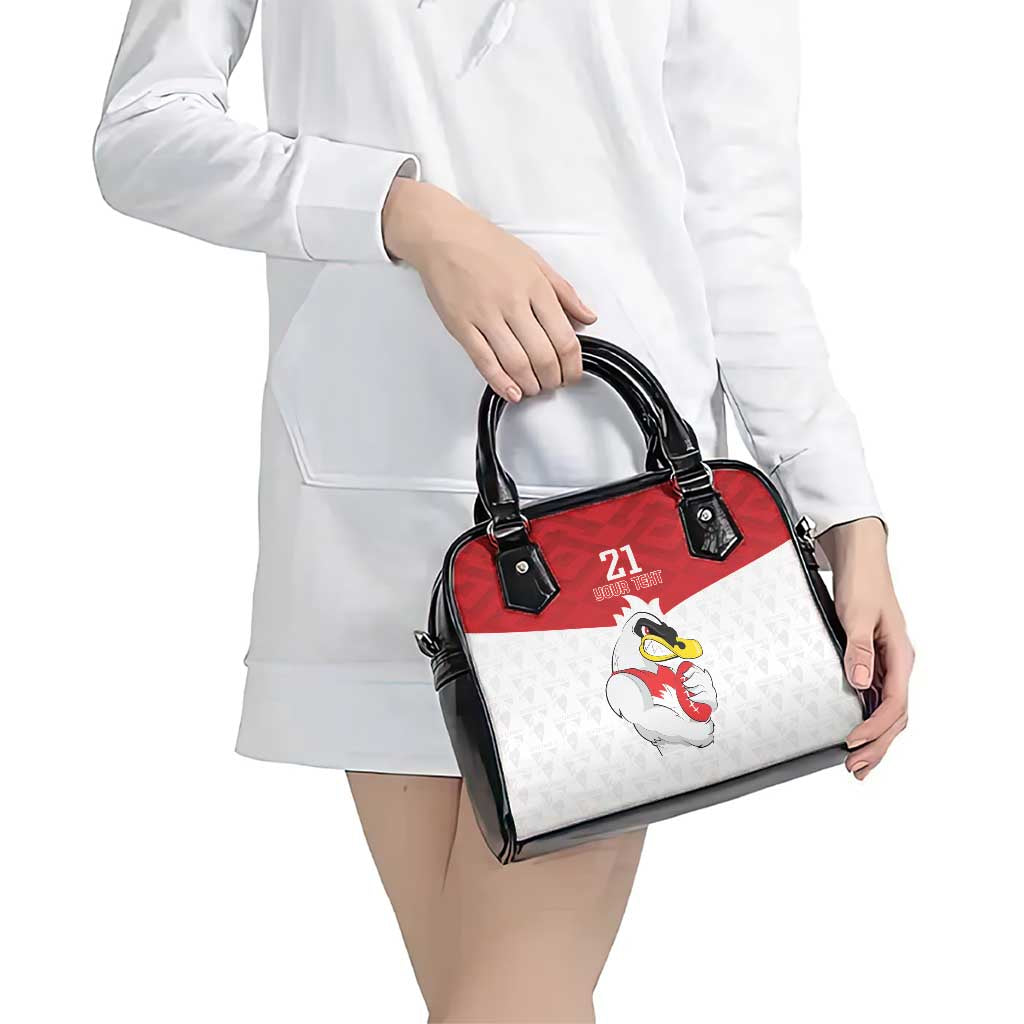 AFL Sydney Custom Shoulder Handbag with Swans Mascot Simple Style