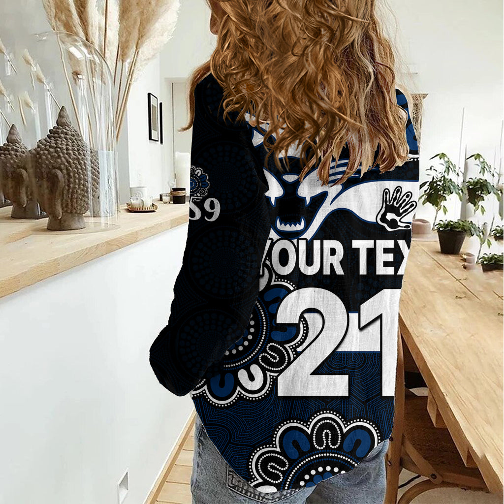 (Custom Personalised) AFL Geelong Cats 1859 Aboriginal Women Casual Shirt LT9