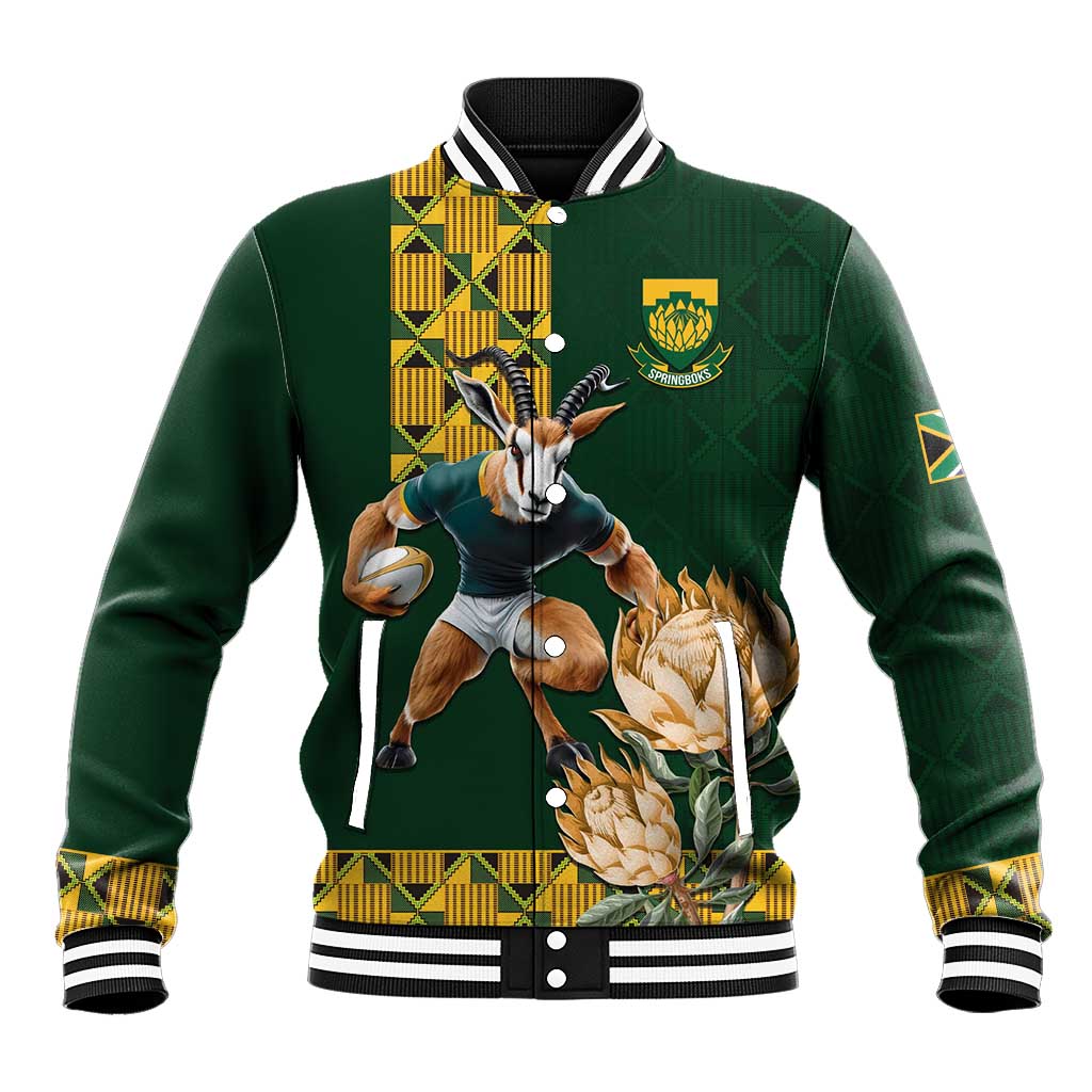 South Africa Rugby History World Champions Baseball Jacket Springboks Make History