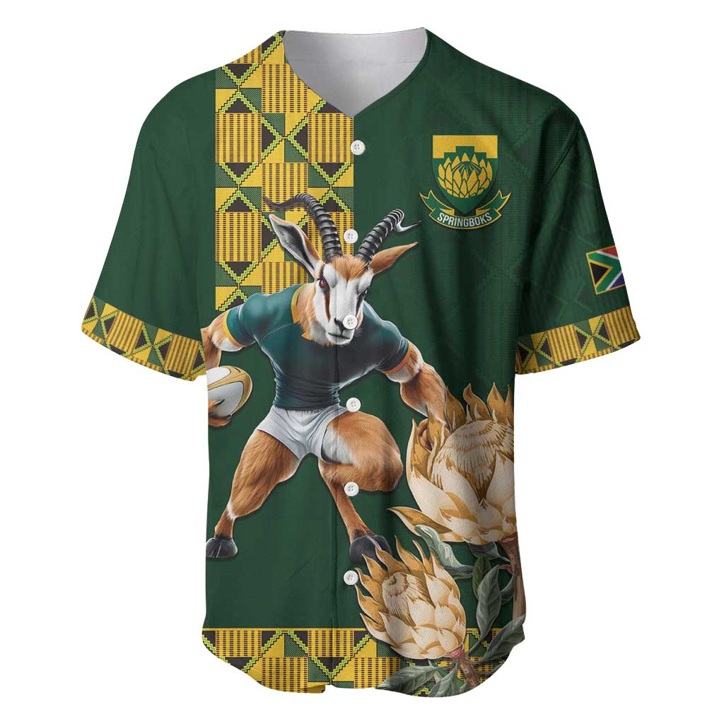 South Africa Rugby History World Champions Baseball Jersey Springboks Make History