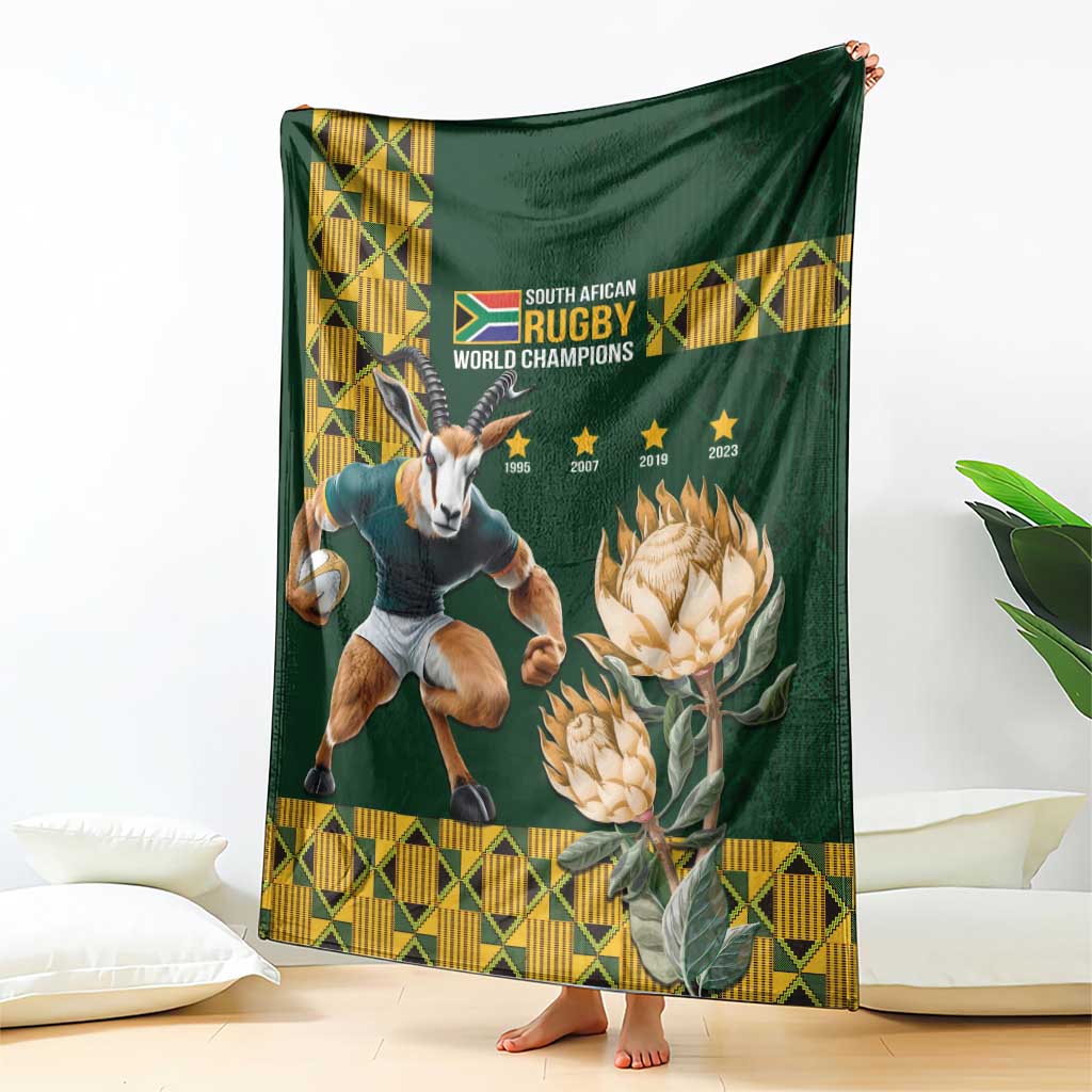 South Africa Rugby History World Champions Blanket Springboks Make History