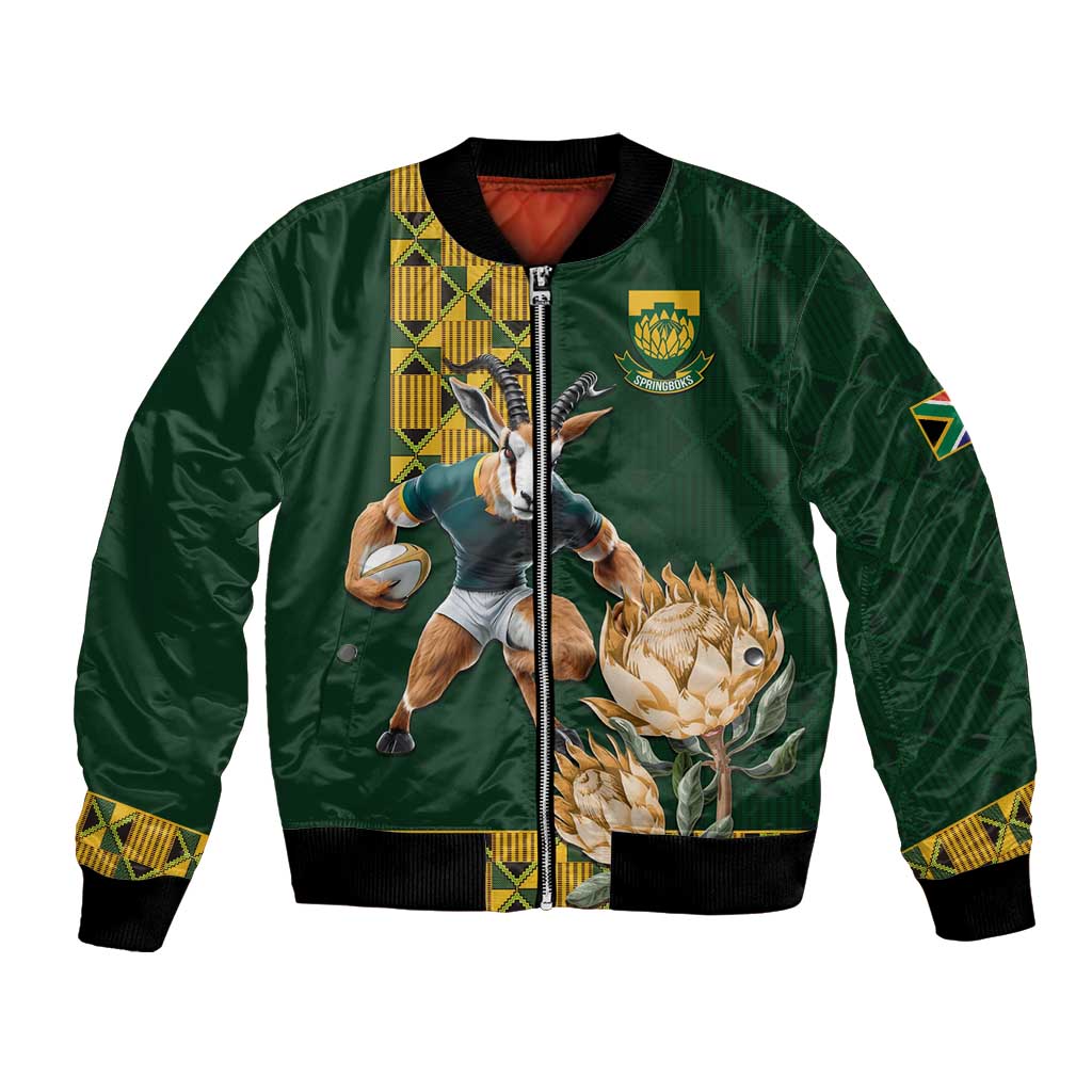 South Africa Rugby History World Champions Bomber Jacket Springboks Make History