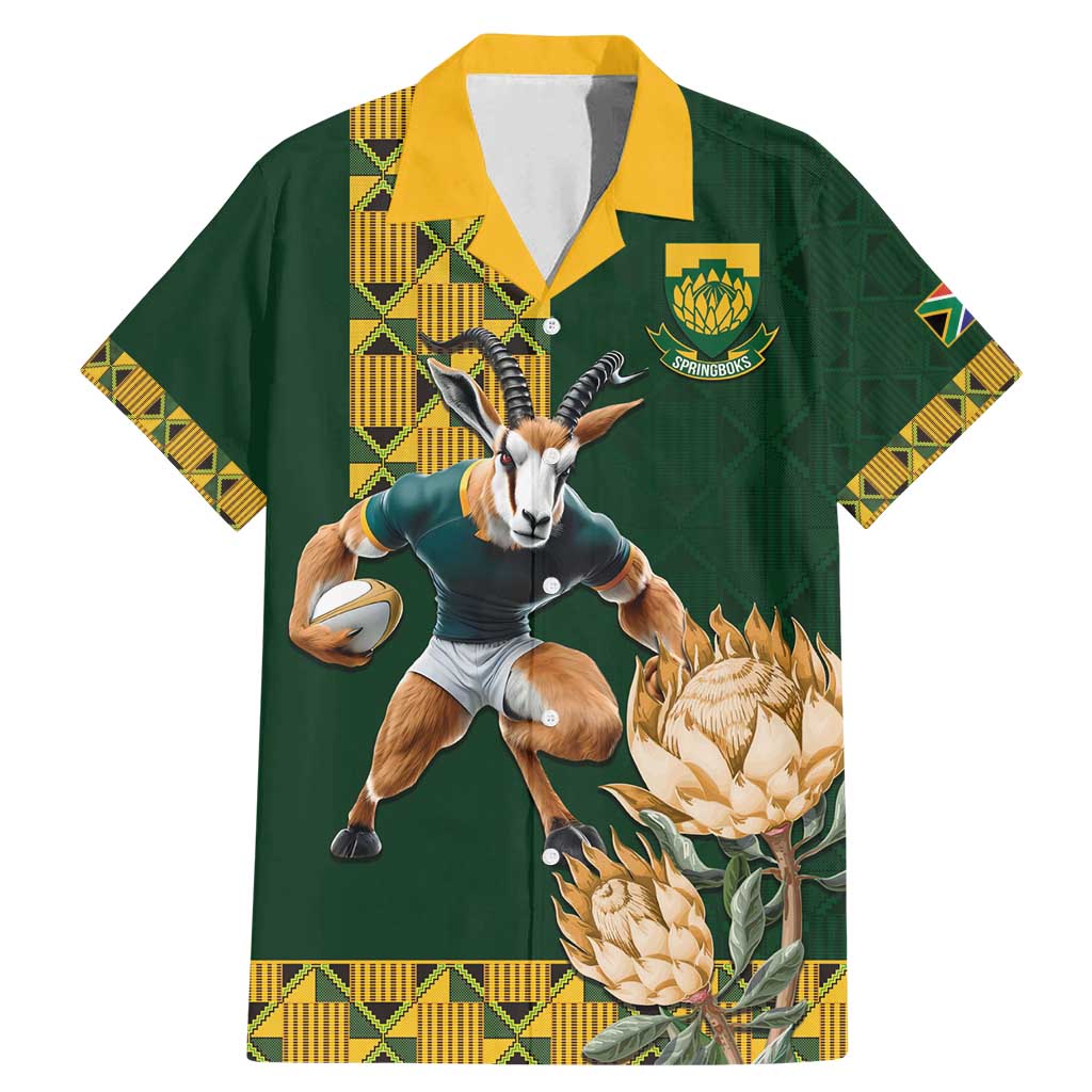 South Africa Rugby History World Champions Family Matching Mermaid Dress and Hawaiian Shirt Springboks Make History