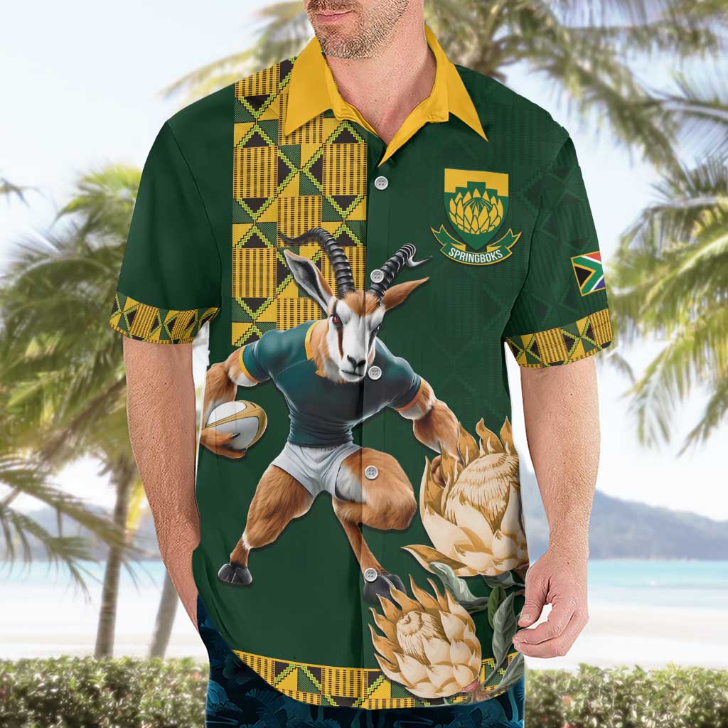 South Africa Rugby History World Champions Hawaiian Shirt Springboks Make History