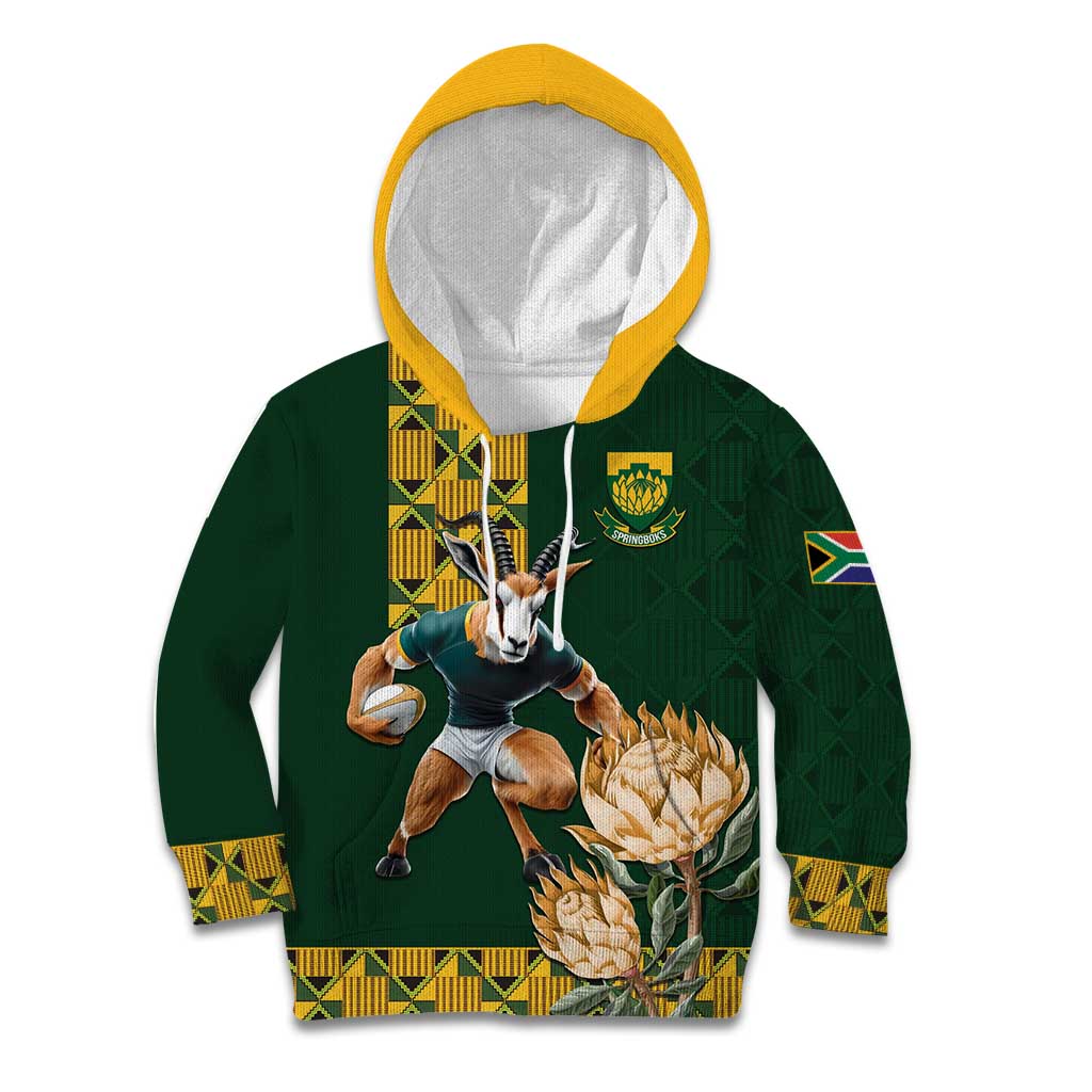 South Africa Rugby History World Champions Kid Hoodie Springboks Make History