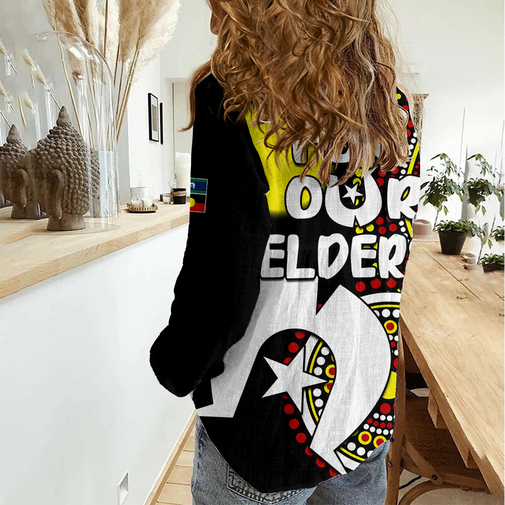 2023 NAIDOC Week Women Casual Shirt For Our Elders Artsy Style LT9