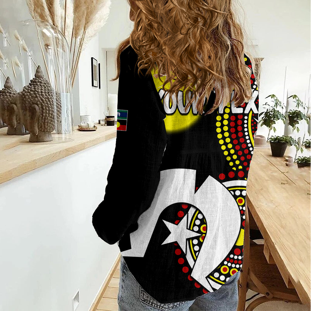 (Custom Personalised) 2023 NAIDOC Week Women Casual Shirt For Our Elders Artsy Style LT9