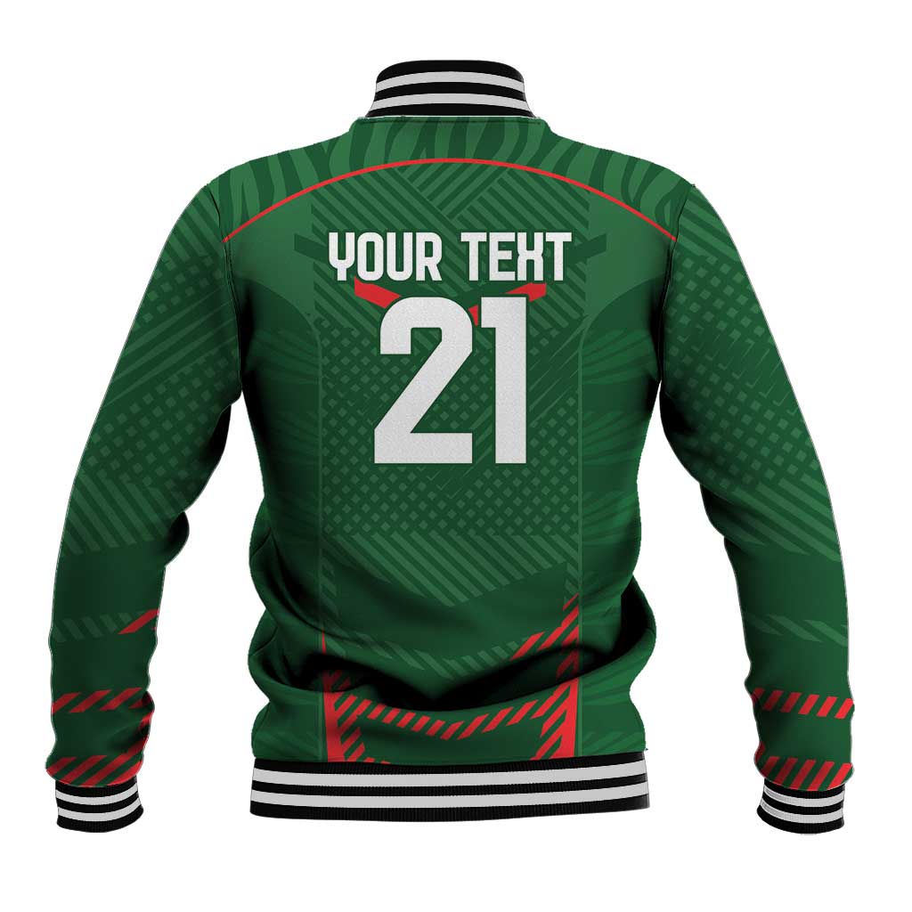 Custom Bangladesh Cricket Baseball Jacket Go Tigers Sporty Version