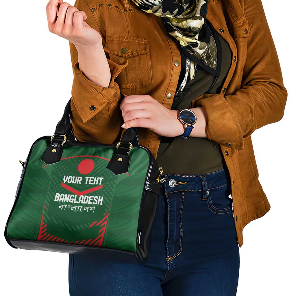 Custom Bangladesh Cricket Shoulder Handbag Go Tigers Sporty Version