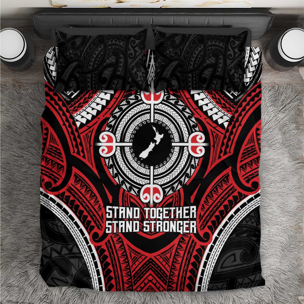 Aotearoa Proud To Be Maori Bedding Set New Zealand Fight Together