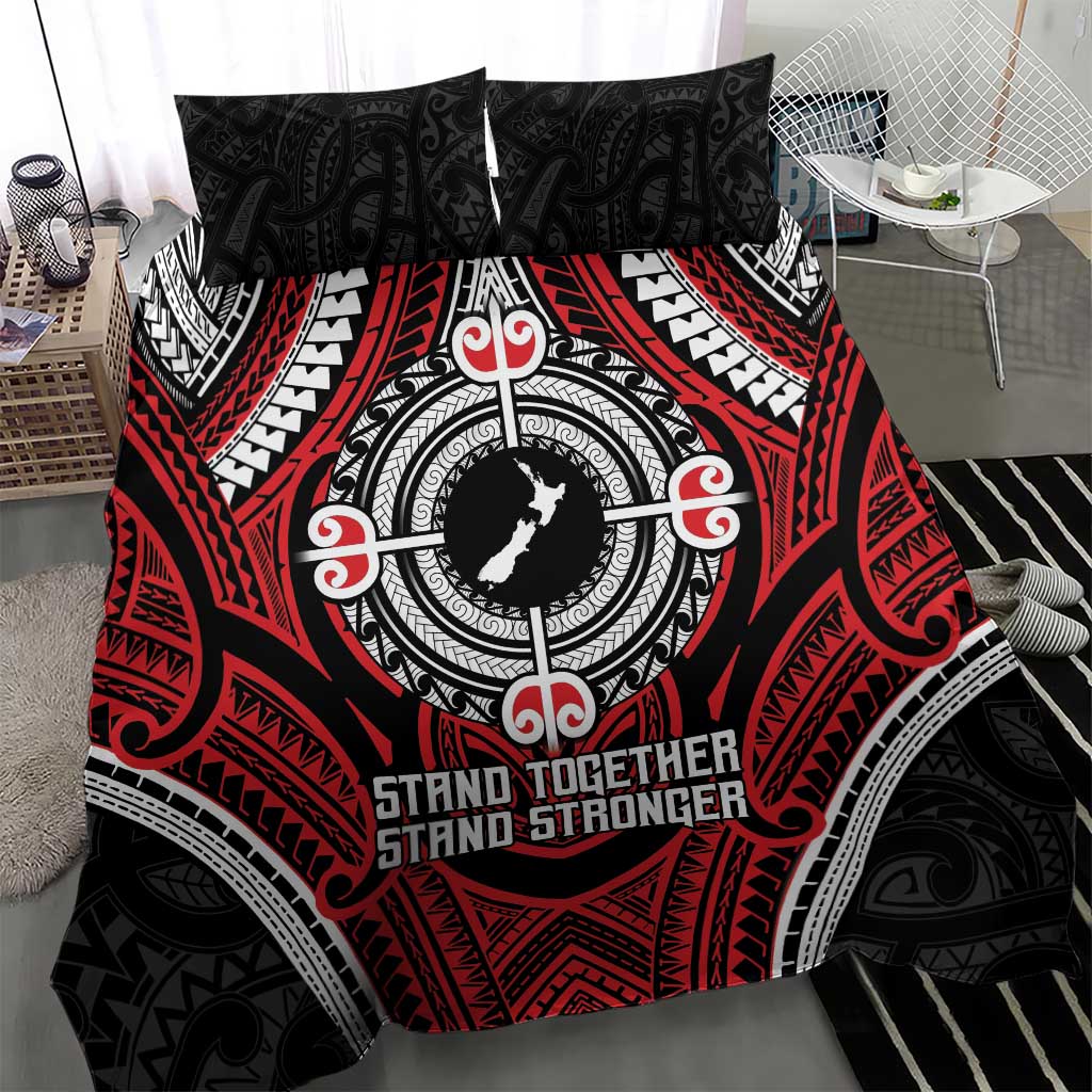 Aotearoa Proud To Be Maori Bedding Set New Zealand Fight Together