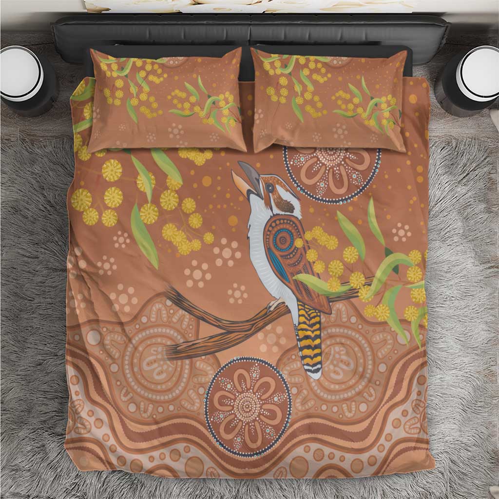 Kookaburra Aboriginal Dot Painting Bedding Set