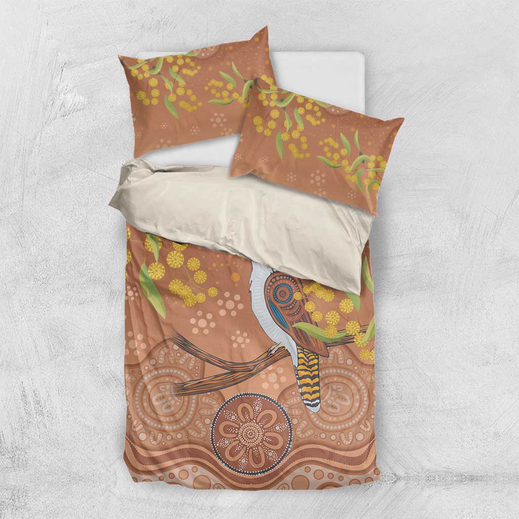 Kookaburra Aboriginal Dot Painting Bedding Set