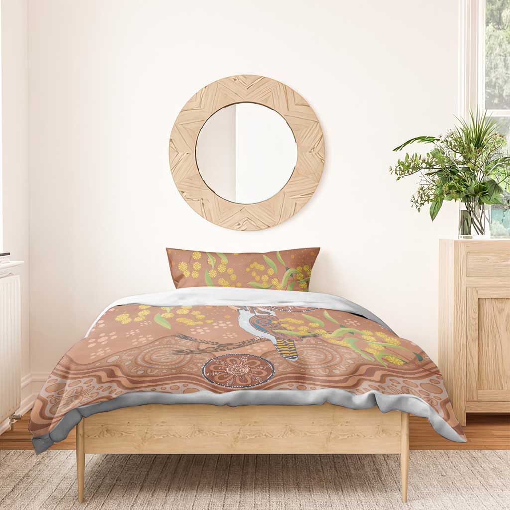 Kookaburra Aboriginal Dot Painting Bedding Set