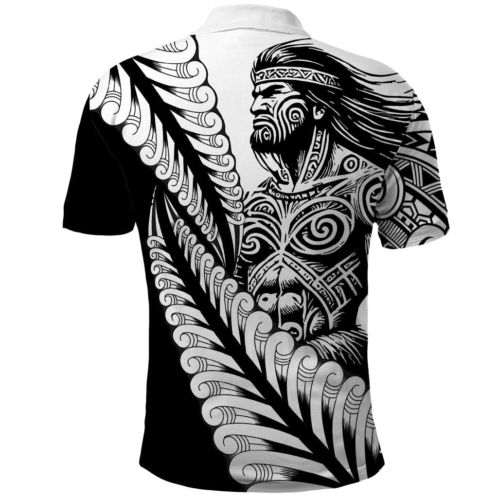 Koru Fern New Zealand Maori Tribal Warrior Polo Shirt