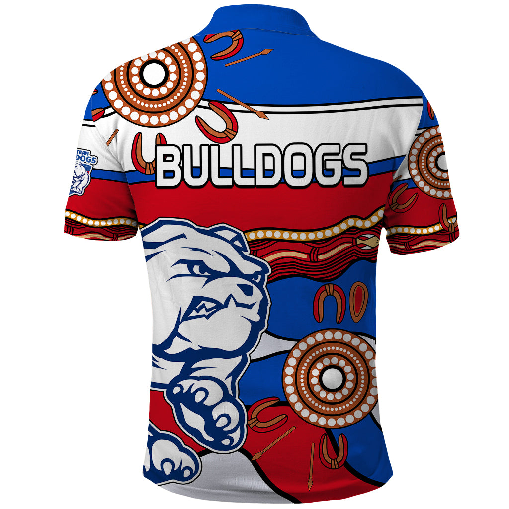 afl-bulldogs-football-polo-shirt-western-aboriginal-simple-style