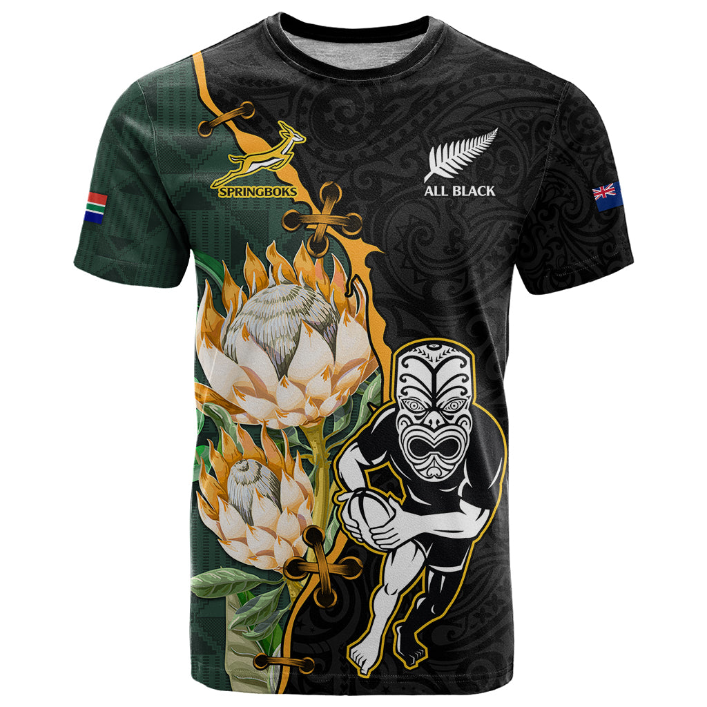 south-africa-protea-and-new-zealand-t-shirt-go-all-black-springboks-rugby-with-kente-and-maori