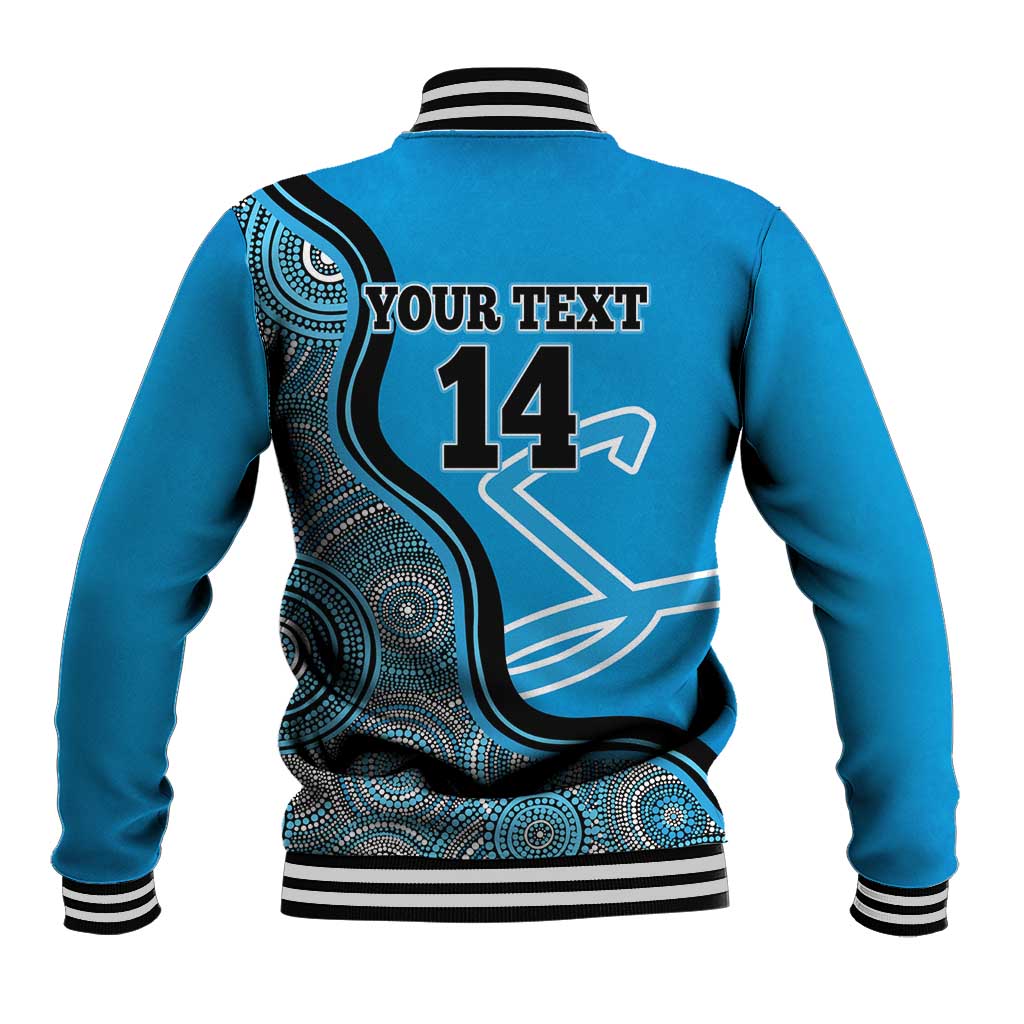 Custom Adelaide Strikers Baseball Jacket Indigenous Art - Grunge Style