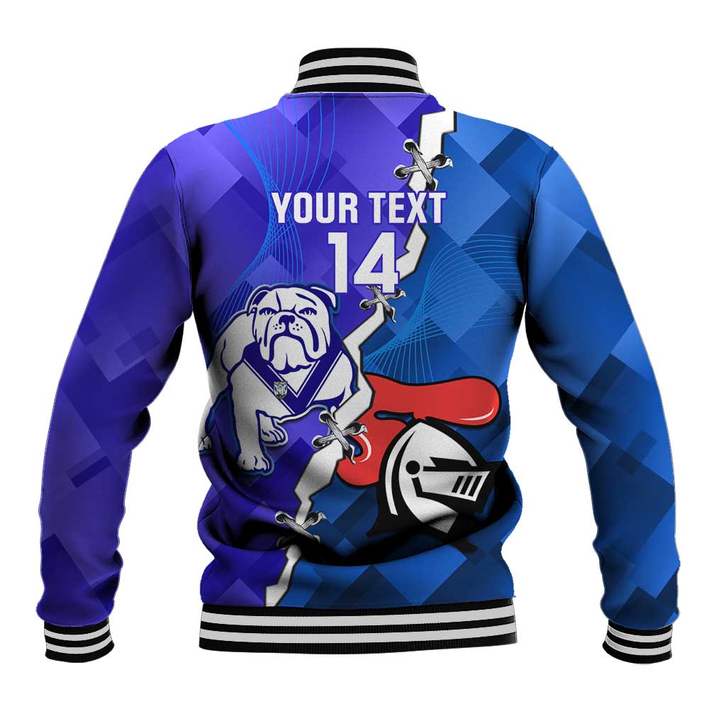 Custom Bulldogs And Knights Rugby 2025 Baseball Jacket Dynamic Style