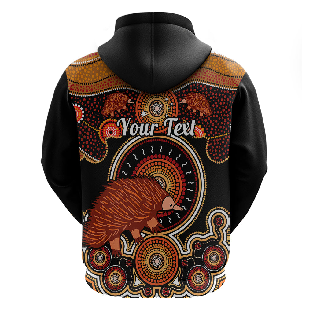 personalised-australian-astrology-hoodie-aboriginal-echidna-zodiac-sign