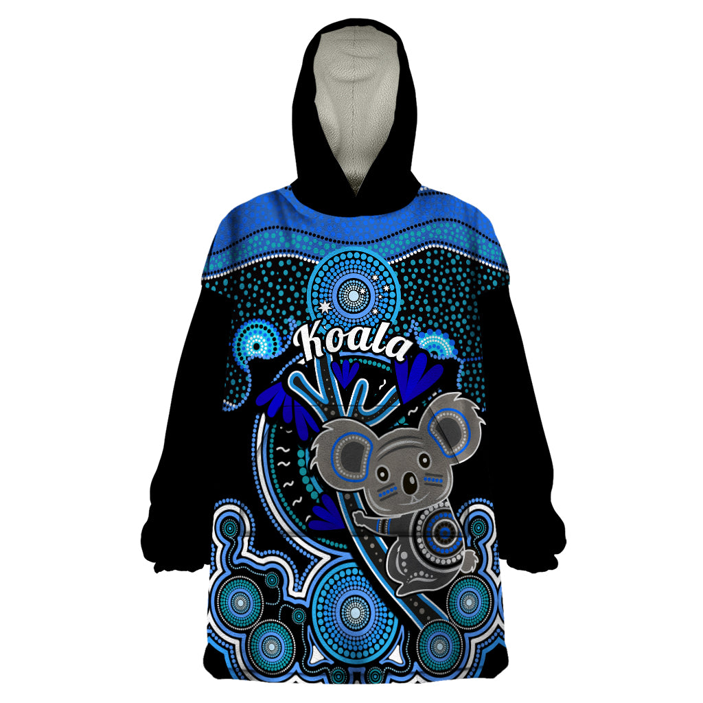 personalised-australian-astrology-wearable-blanket-hoodie-aboriginal-koala-zodiac-sign