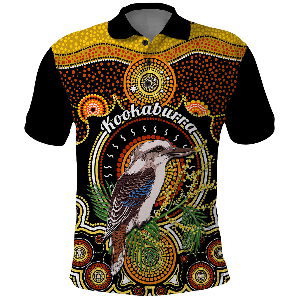 personalised-australian-astrology-polo-shirt-aboriginal-kookaburra-zodiac-sign