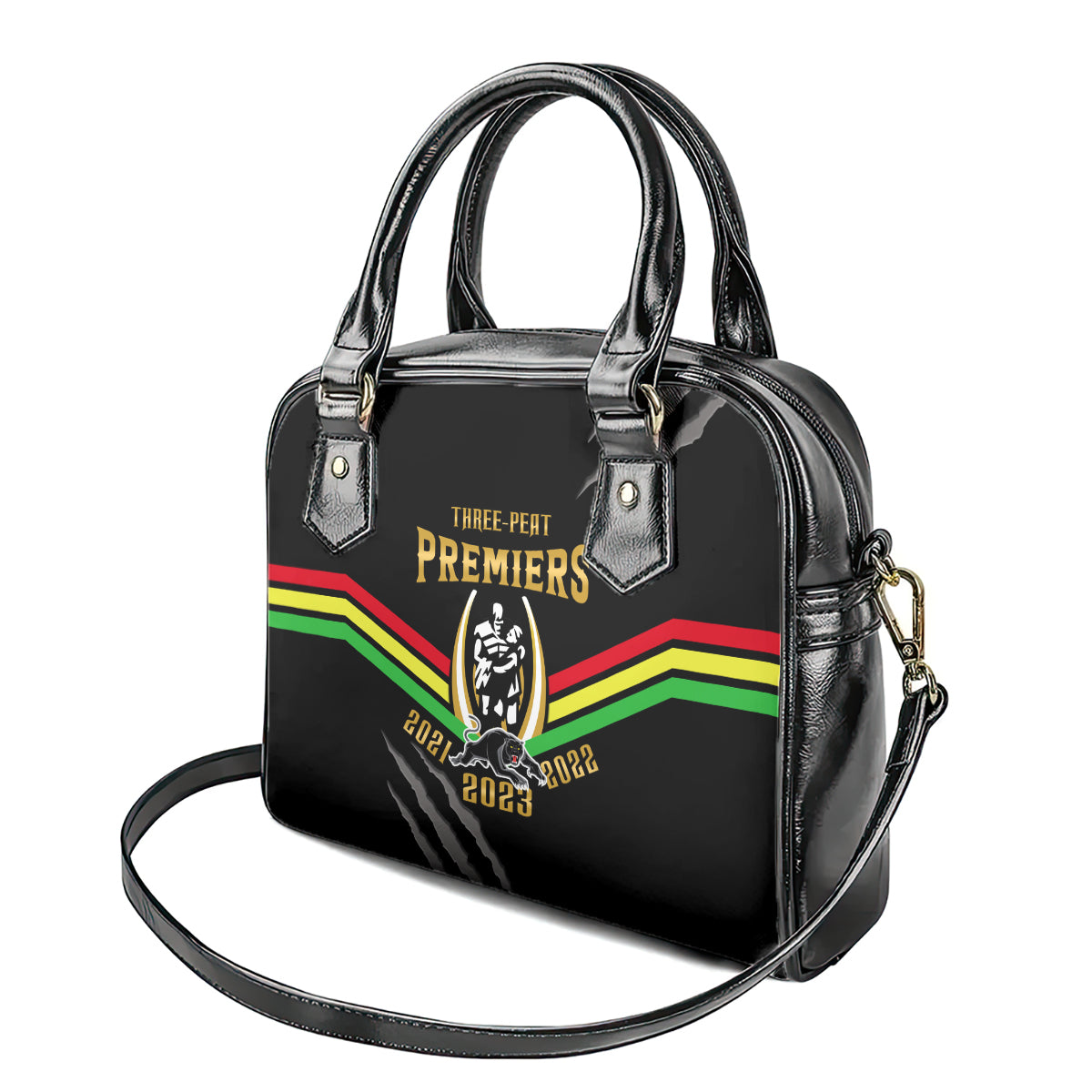 nrl-panthers-shoulder-handbag-premiers-2023-three-peat-proud-of-our-boys-black