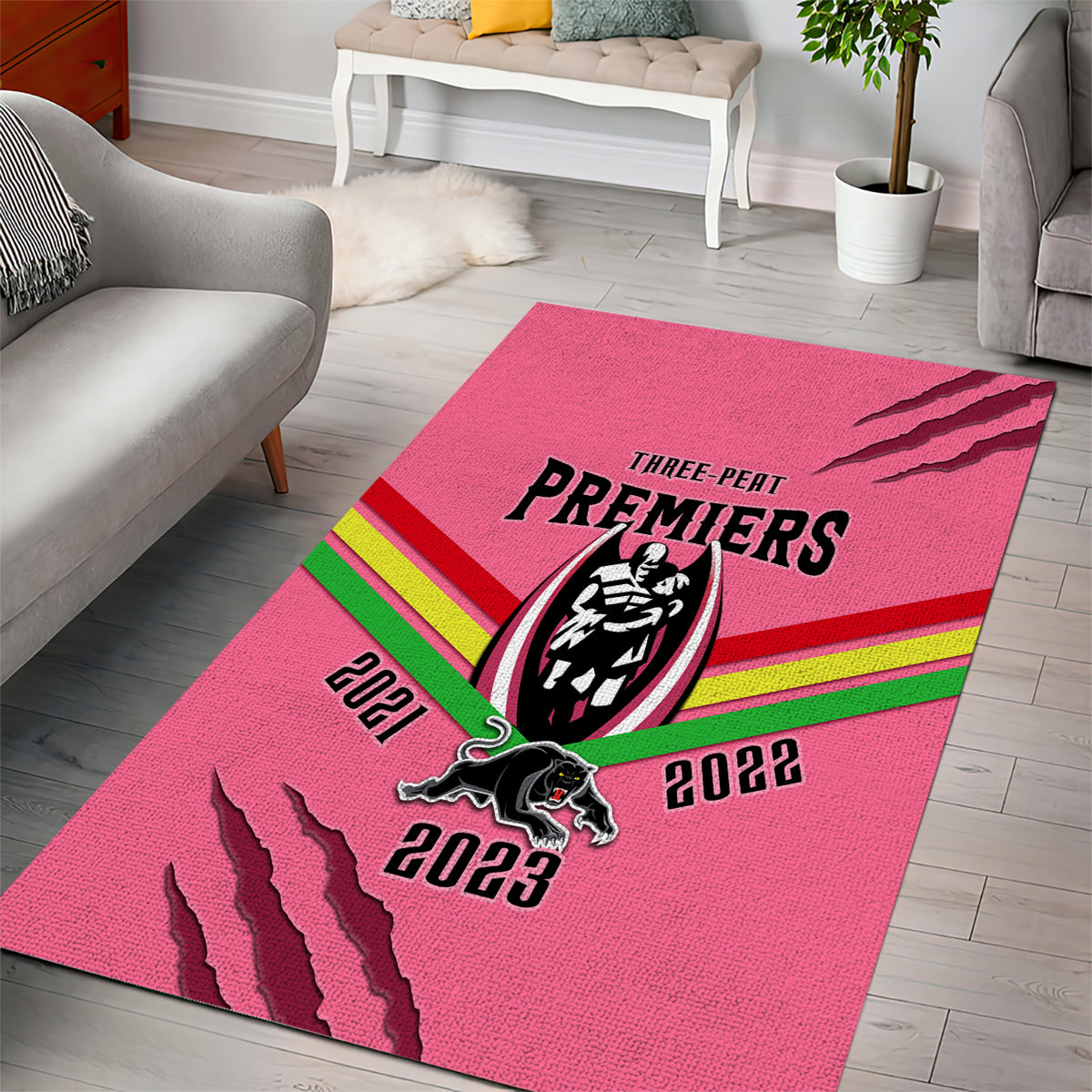 nrl-panthers-area-rug-premiers-2023-three-peat-proud-of-our-boys-pink