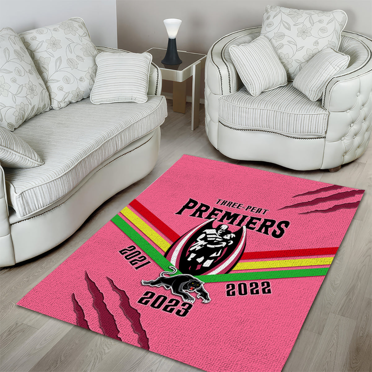 nrl-panthers-area-rug-premiers-2023-three-peat-proud-of-our-boys-pink