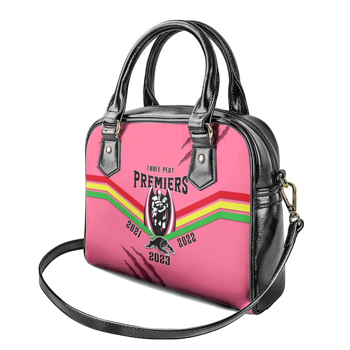 nrl-panthers-shoulder-handbag-premiers-2023-three-peat-proud-of-our-boys-pink