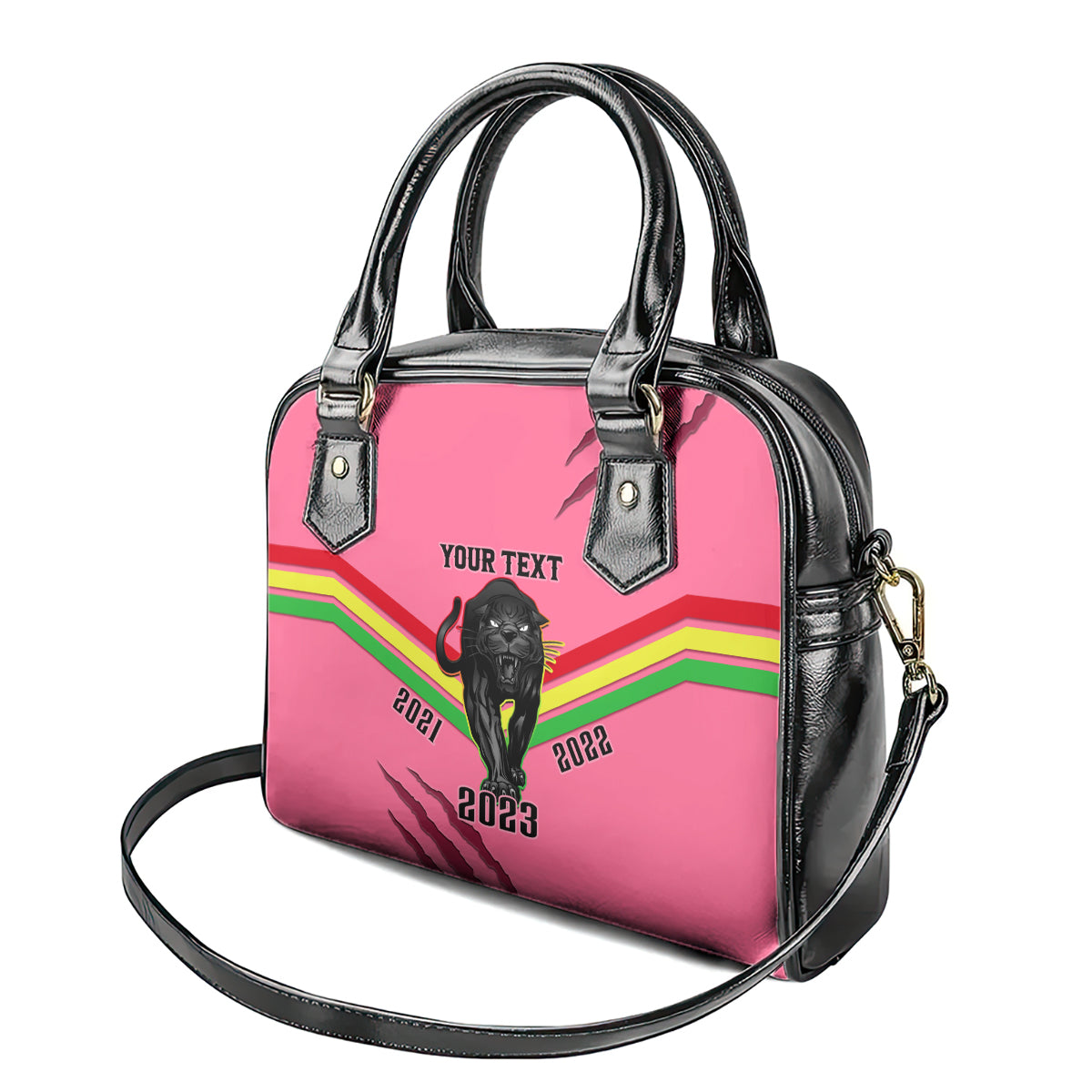 personalised-nrl-panthers-shoulder-handbag-premiers-2023-three-peat-proud-of-our-boys-pink