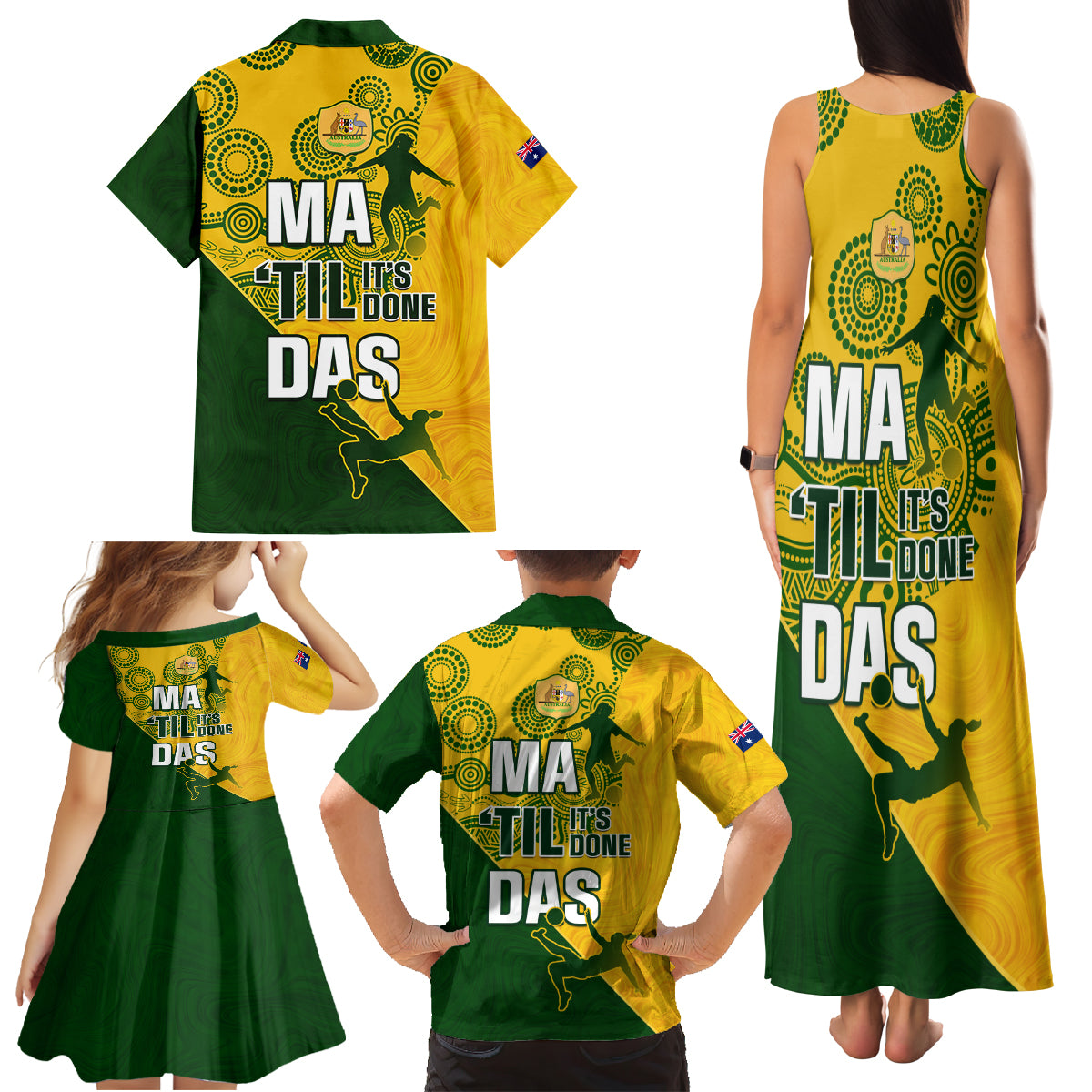 matildas-soccer-family-matching-tank-maxi-dress-and-hawaiian-shirt-australian-indigenous-national-color