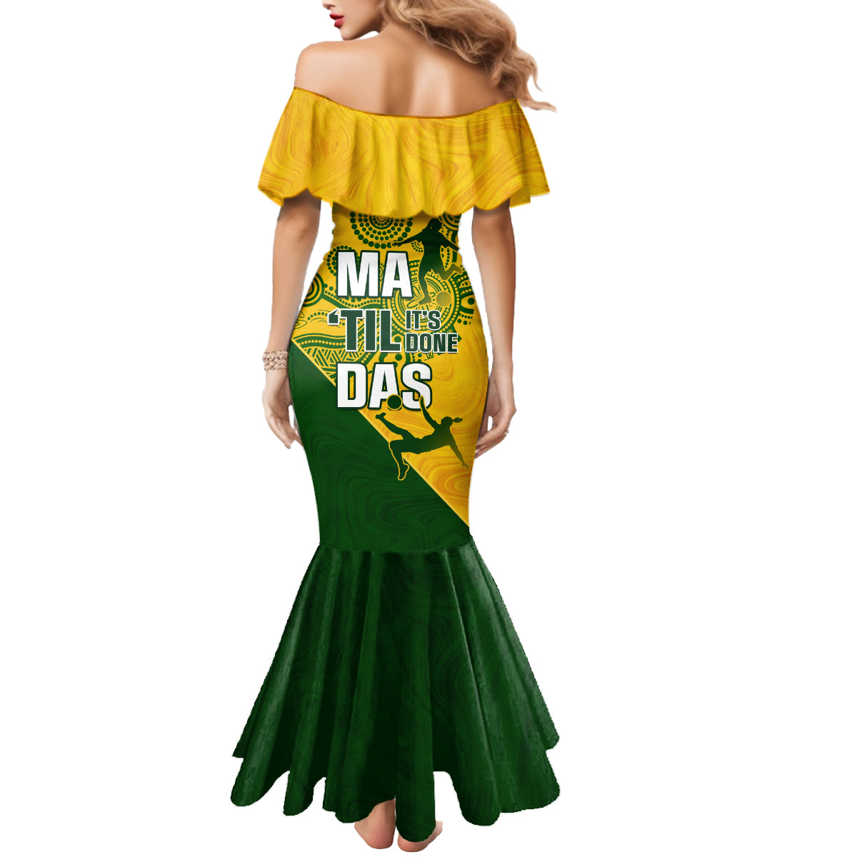 matildas-soccer-mermaid-dress-australian-indigenous-national-color