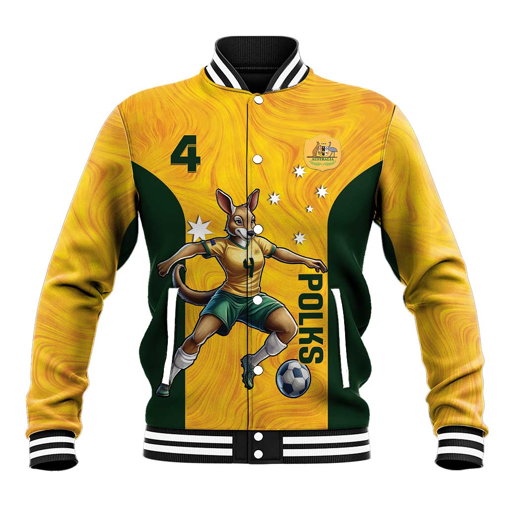 Polkinghorne Australia Matildas Baseball Jacket 2024 Thank You Polks