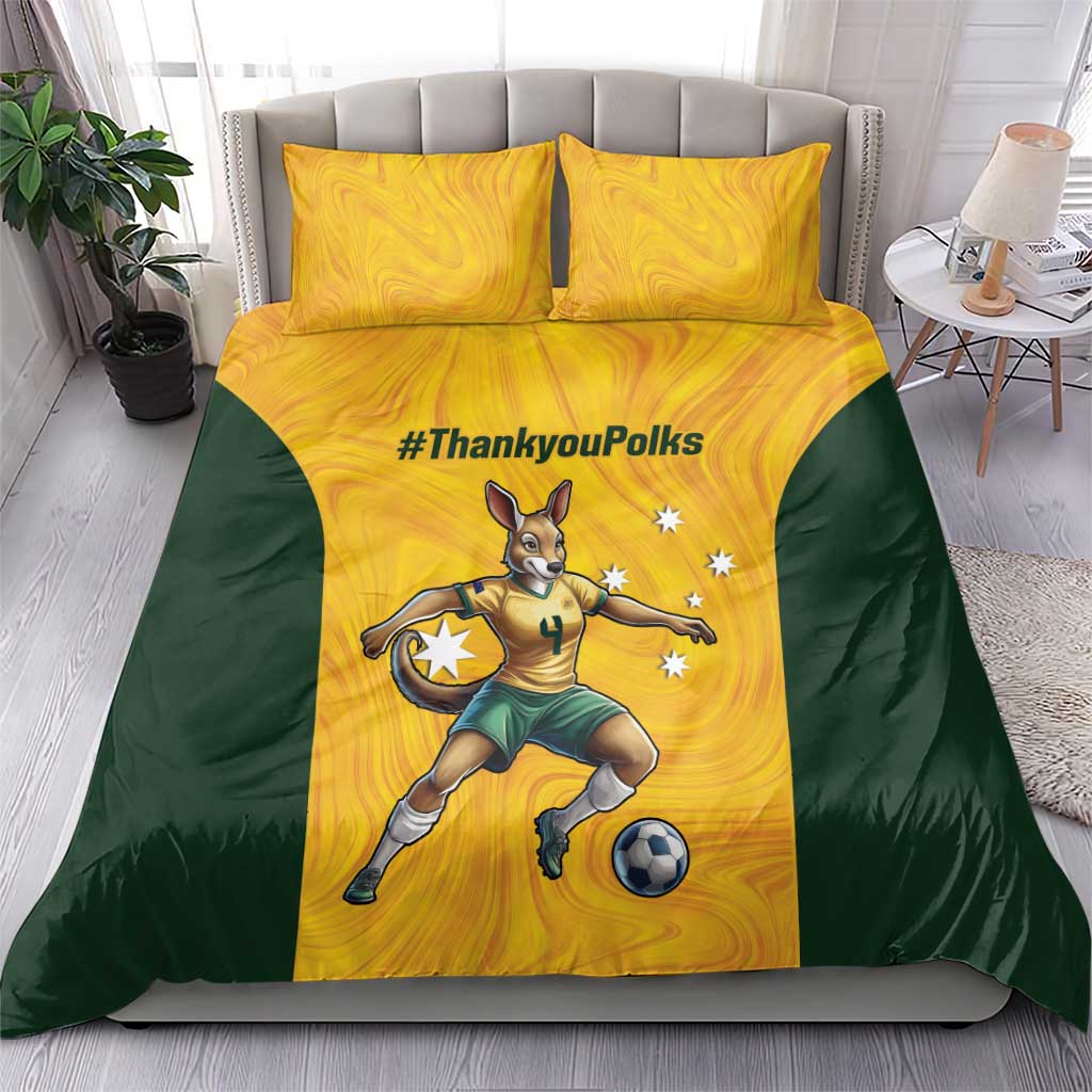 Polkinghorne Australia Matildas Bedding Set 2024 Thank You Polks