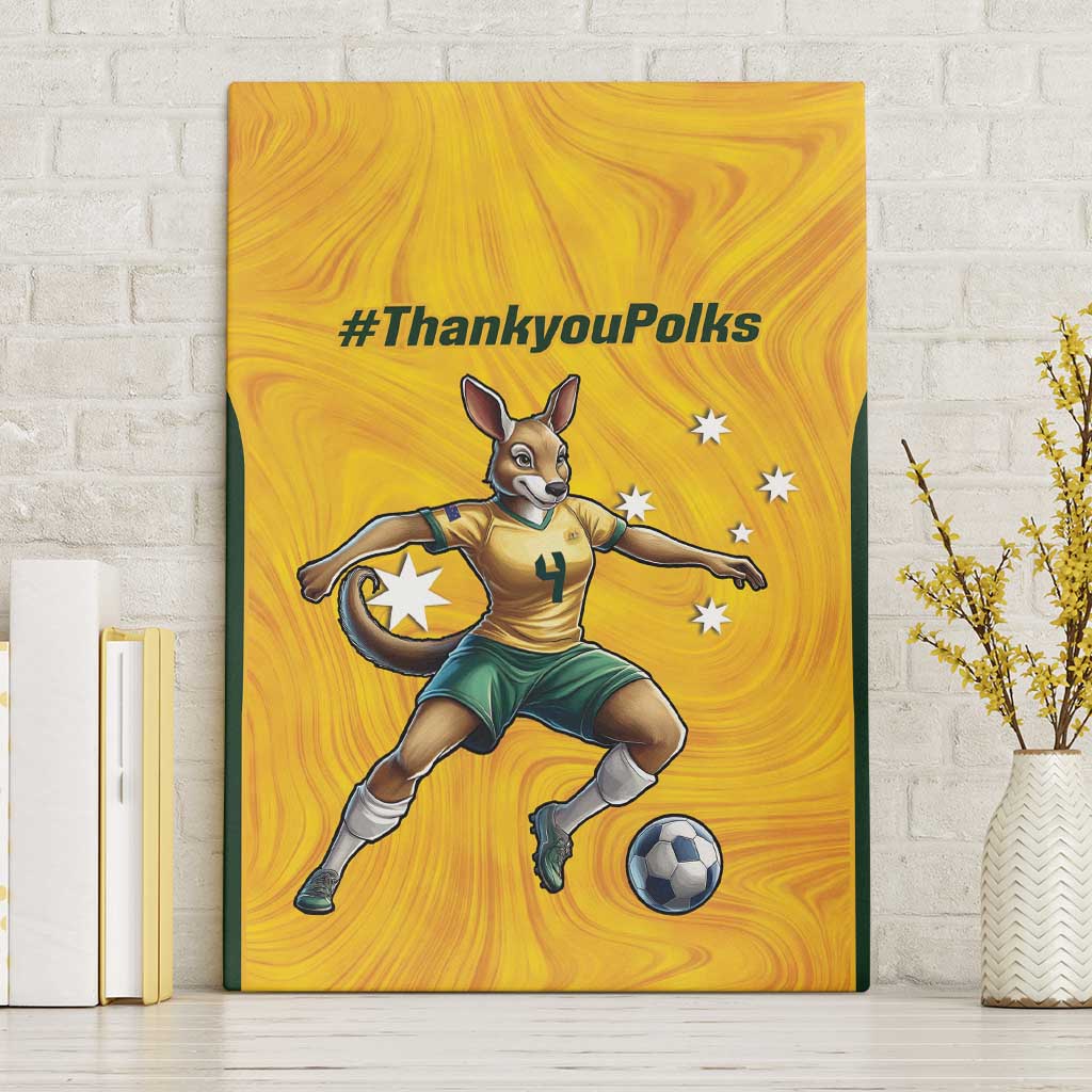 Polkinghorne Australia Matildas Canvas Wall Art 2024 Thank You Polks