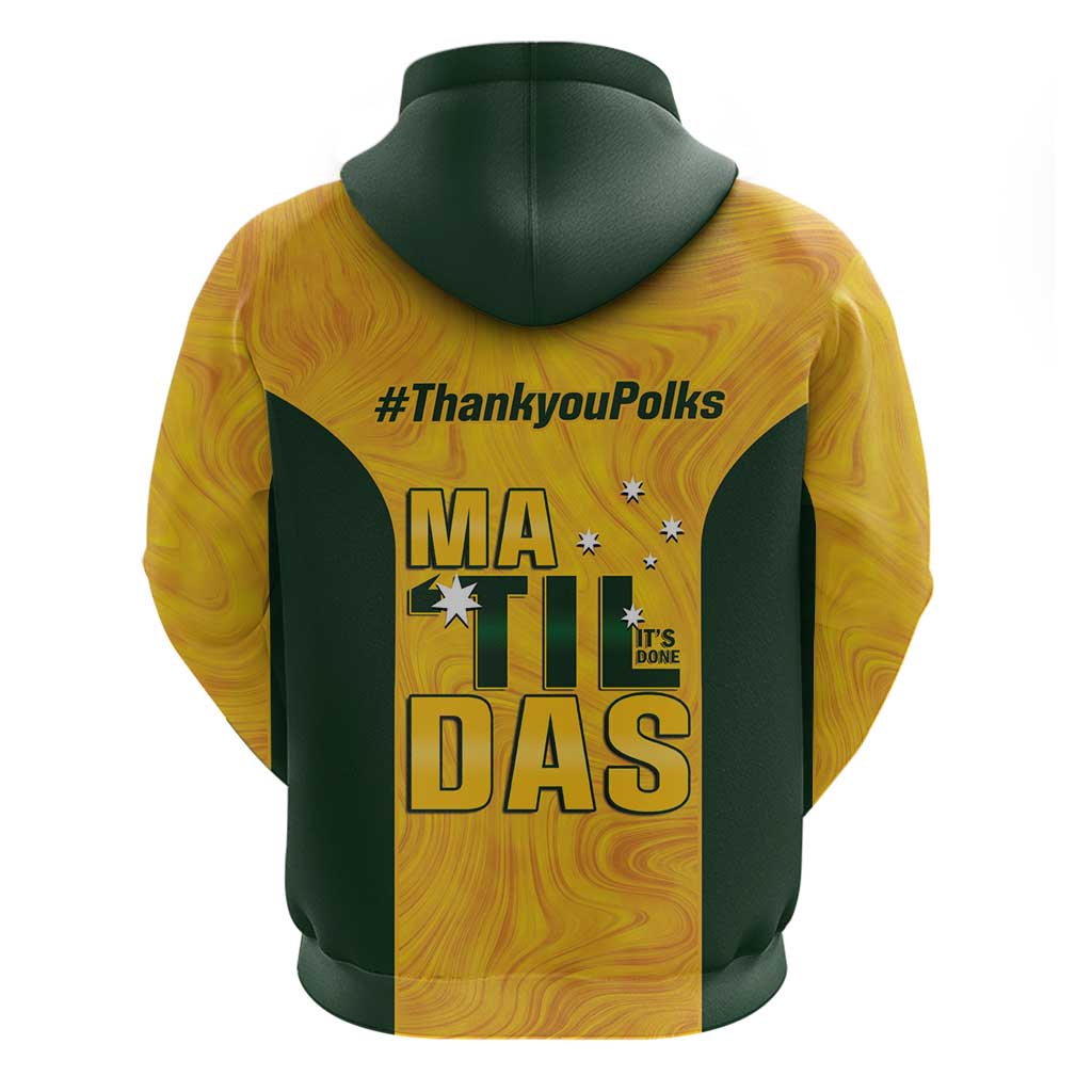 Polkinghorne Australia Matildas Hoodie 2024 Thank You Polks